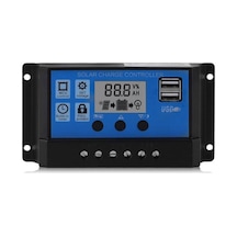 100a Güneş Paneli Kontrol Cihazı Solar Şarj Kontrol Cihazı Lcd Ekran Sokak Lambası Sistemi