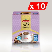 Altıncezve Hazır Türk Kahvesi Sütlü Şekerli 10'lu 20 x 11 G Altıncezve Hazır Türk Kahvesi Sütlü Şekerli 10'lu 20 x 11 G