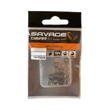 Savage Gear Split Rings SS+BLN 10+10 Halka (20'li Paket)
