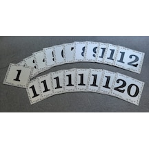 Kapı Numarası 5.5x6.5 Cm Kendinden Yapışkanlı No:1 den 20’E