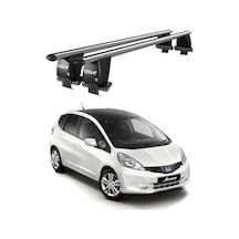 Royal Honda Jazz / Fit 2007-2014 Uyumlu Gri Kilitli Ara Atkı Port Bagaj Tavan Barı