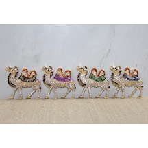 Swaroski Taşlı Magnet Alk4150 Çok Renkli