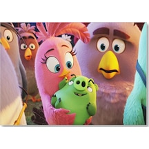Cakasepetim Angry Birds Aile Görseli Ahşap Mdf Tablo
