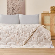 Soft Çift Kişilik Yün Yorgan - Beyaz - 195x215 Cm Çok Renkli