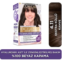Loreal Paris Excellence Cool Creme Saç Boyası 4.11 Ekstra Küllü Kahve
