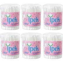 İpek Kulak Temizleme Pamuğu 100'lü x 6 Paket