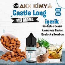Akn Kimya Castle Long Five Pawns Mix Aroma Karulmuş Badem Bourbon Gıda Aroması 10 Ml