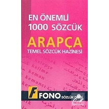 En Önemli 1000 Sözcük- Arapça Temel Sözcük Hazinesi- Fono Yayınları