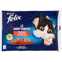 Purina Felix Multipack Sığır ve Tavuk Etli Yetişkin Kedi Maması 4 x 85 G