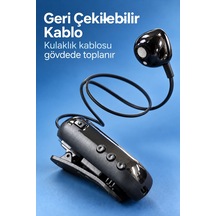 Çağrı Yanıtlama Özellikli Makaralı Tek Kulaklık