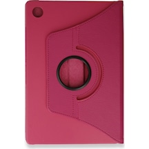 Galaxy Tab A9 Plus Kılıf 360 Tablet Deri Kılıf - Pembe Diğer