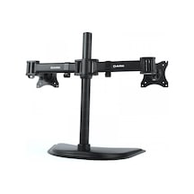 Dk Ac Vm26 2 X 13"-27" Monitör Destekli Masa Tipi Lcd Monitör Ve Tv Kolu Altın