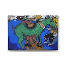 Marc Chagall - The Green Donkey Tablosu - 45x30cm 7/8 Yaş