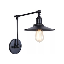Riolight Siyah Üç Mafsallı Aplik Çap:23 Cm Siyah