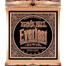 Ernie Ball P02550 Everlast Akustik Gitar Teli Extra Light
