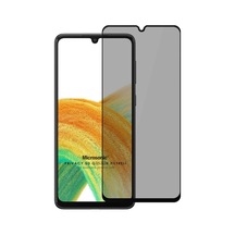 Microsonic Samsung Galaxy Uyumlu A33 5g Privacy 5d Gizlilik Filtreli Cam Ekran Koruyucu Siyah