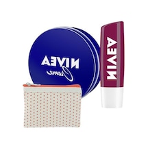 Nemlendirici Krem 30ml Ve Dudak Bakım Kremi 4.8gr, Hafif Bordo, Pürüzsüzleştirici