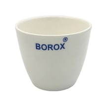 Borox Medium Form Crucible Porselen Kroze Orta Form 20 ML