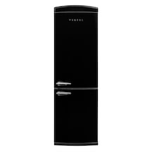 Vestel RETRO NFK37211 330 L No-Frost Buzdolabı Siyah