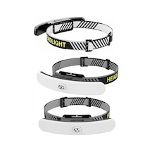 Telvesse Pro Usb Şarjlı Kafa Lambası 2000 Lümen 38 Led Geniş Açı Kamp Lambası Avcı Balıkçı Kafa Feneri 5401 Çok Renkli
