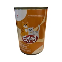 Enjoy Tavuklu Kedi Konservesi Sos İçinde Et Parçacıklı 400 Gr