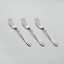 Nehir Saray Sade 12 Adet Yemek Çatal Takımı Gümüş