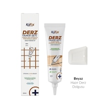 Hazır Derz Dolgu Tüpü Beyaz 250 Gr Hızlı Kuruyan Derz Tamir Ve Yenileme Tüpü
