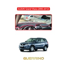 Suzukı Grand Vitara 2006-2012 Torpido Koruma Halısı Kırmızı Kenar