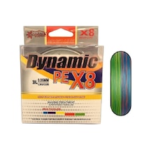 Captain Dynamic Pe 8 Örgü İpi Misina 300mt Multi Color 0,06mm - Standart