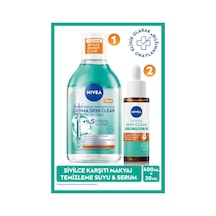 Derma Skin Clear Sivilce Karşıtı Cilt Serumu 30ml Ve Micellar Makyaj Temizleme Suyu 400ml,niasinamid