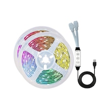 Rgb Neon Şerit Led Lamba 10 Metre İç Mekan Tasarımına Uygun Sarı