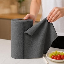 Superclear Mikrofiber Pratik Temizlik Bezi, 30x30 Cm Cırtlı Çok Amaçlı Mutfak Banyo Bezi 1 Rulo, 25 Adet - Asorti Renkler, F272 Belirtilmemiş