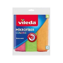 Mikrofiber Colors Bez, 3'lü Paket Çok Renkli