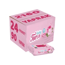 Baby Turco Islak Havlu Mendil 90 Yaprak Gül/Rose 24 Lü Set 2160 Yaprak