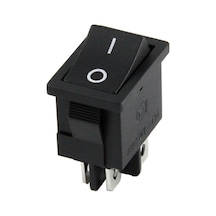 Mini Işıksız 4 Pinli Siyah Yükseltici Anahtarı Ic 122