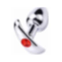 Red Fox Anal Plug Taşlı T Şeklinde 8 Cm
