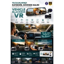 2k Ekran Tam Dokunmatik 9.66 Dikiz Ayna Araç Içi Kamera 1080p Arka