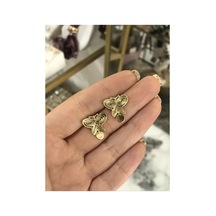 Füsun Kelebek Model Küpe Altın