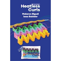 Makaron Heatless Curls - Isısız Bukleler Çantalı Bigudi Seti - Yüksek Kalite Çok Renkli Çok Renkli