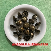 Kabara Raptiye Koltuk Çivisi Renk Antik Bakır Çapı:18 MM 10Adet N11.47065