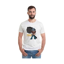 Pubg Tava Baskılı Beyaz Erkek Tshirt