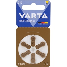 312 NO KULAKLIK PİLİ 6LI PAKET VARTA
