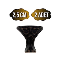 Pati Metal Ayak Çeyiz Ve Hediye Kutusu Mobilya Ayağı 2,5cm Bronz 2 Adet Bronz