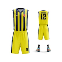 Acr Giyim Kişiye Özel Basketbol Forması - Dizayn : Çubuklu