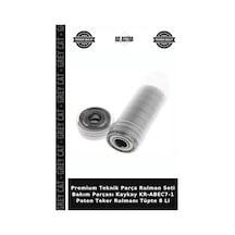 Premium Teknik Parça Rulman Seti Bakım Parçası Kaykay Kr-abec7-1 Paten Teker Rulmanı Tüpte 8 Li Diğer