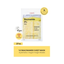 Yeppda %3 Niacinamide İçeren Aydınlatıcı Kağıt Maske Yeppda Niacinamide %3 Mask 27 ML