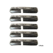 Canhome  240 L Siyah Hantal Konteyner Çöp Torbası - 100 x 150 CM - 600 G - 10 Adetlik 5 Rulo