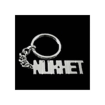 Nükhet - 712 - - Novapazr - İsimli Anahtarlık- Çok Renkli