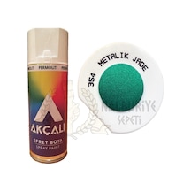 Akçalı Akrilik Sprey Boya Metalik Jade Yeşil Simli 400 Ml - 354