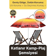 Dayanıklı Katlanabilir Fiber Tel Büyük Boy 170cm Deniz Bahçe Balkon Piknik Kamp Güneş Plaj Şemsiyesi Diğer